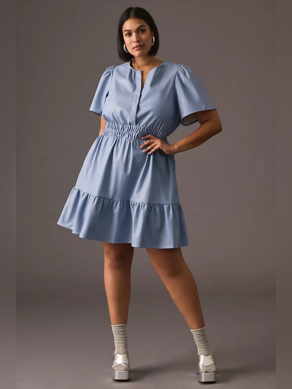 The Somerset Mini Dress: Faux Leather Edition